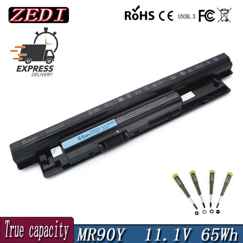 ZEDI 6000mAh Korea Cell MR90Y Аккумулятор для DELL Inspiron 3421 3721 5421 5521 5721 3521 3437 3537 5437 5537