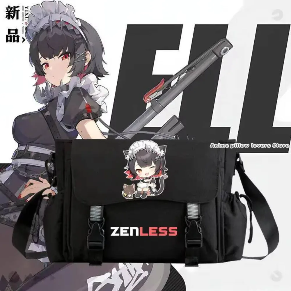 Аниме Zenless Zone Zero Ellen Joe подростковая сумка через плечо для студентов и отдыха, сумка-конверт для косплея