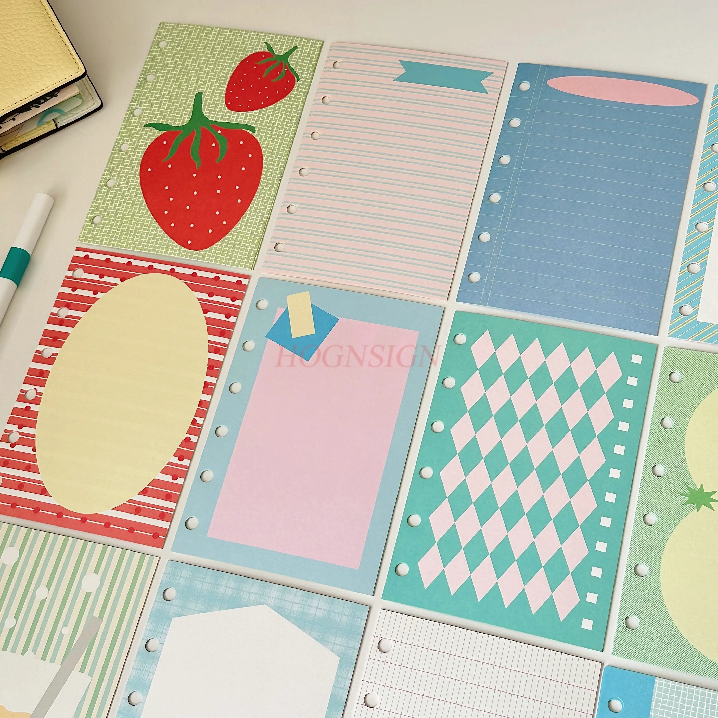 

1 пакет, оригинальный милый базовый цвет, штамповка, вкладыш, внутренний сердечник, материал ручной работы