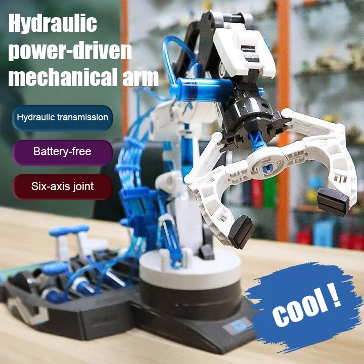 

Гидравлический робот «сделай сам», детский научный эксперимент, технология, игры, модель, комплект STEM, сборочные игрушки, детский подарок, новинка, игрушка