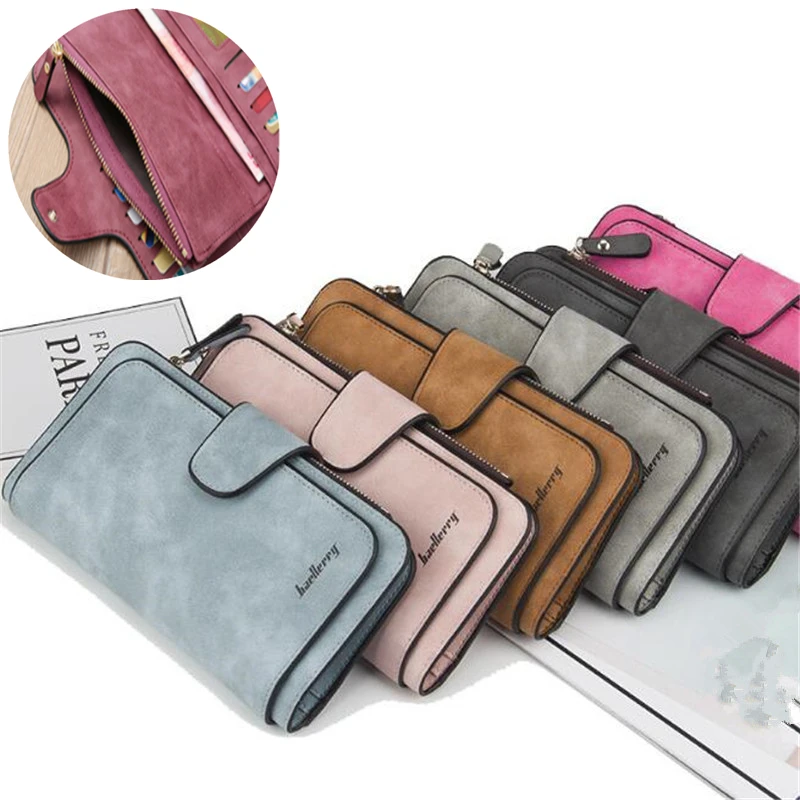 Women Wallets Fashion Lady Wristlet Handbags Long Money Bag Zipper Coin Purse Cards ID Holder Clutch Woman Wallet Burse Notecase