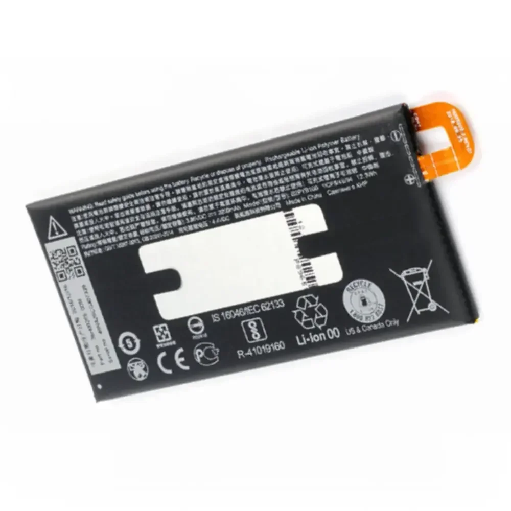 Batteria B2PYB100 3200mah 3.85vdc 12.3 whr per batterie per smartphone HTC 10 EVO Bolt M10F