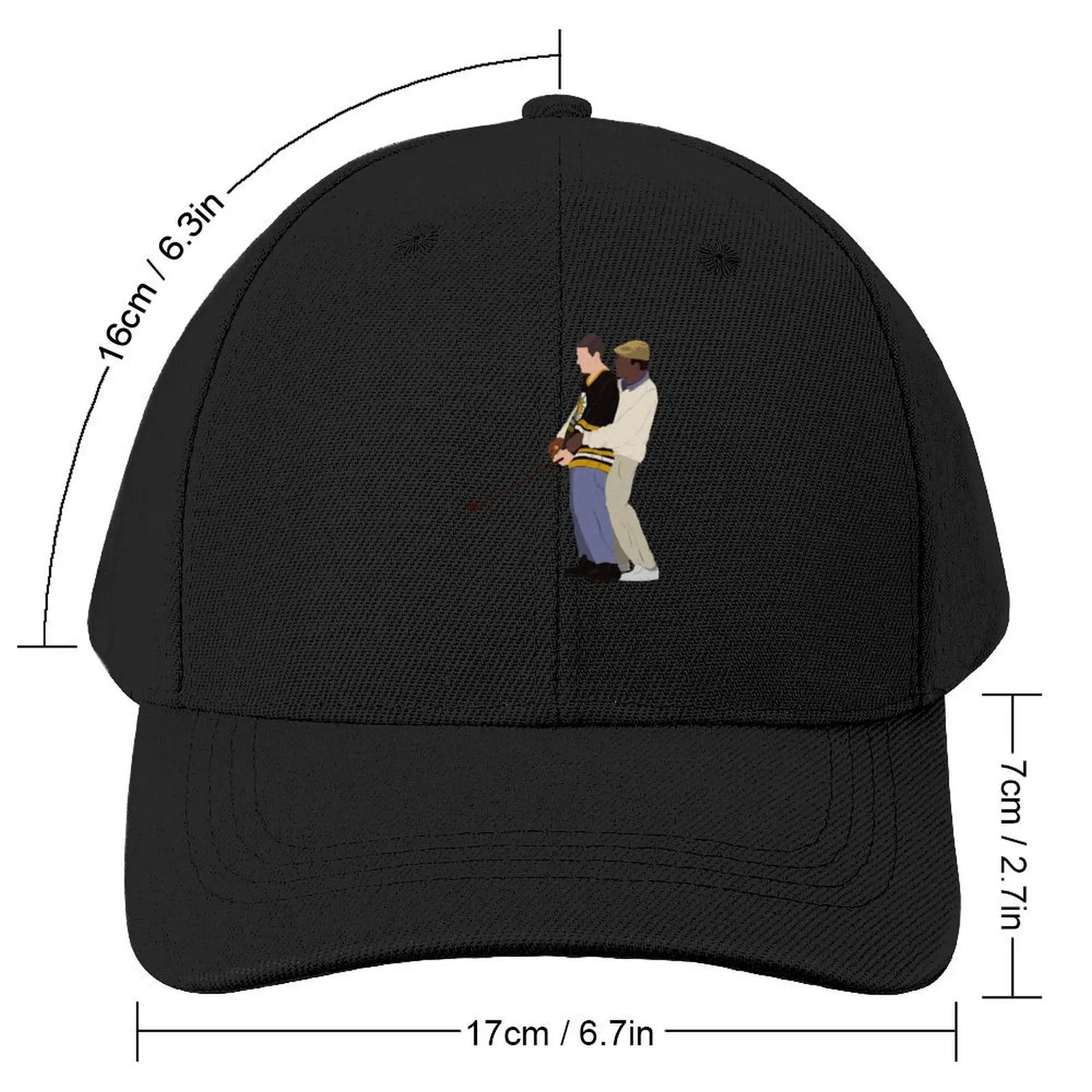 Happy Gilmore- ALL IN THE HIPS Baseball Cap New In Hat Golf Rave Hat Man For The Sun Women Beach Fashion Men's