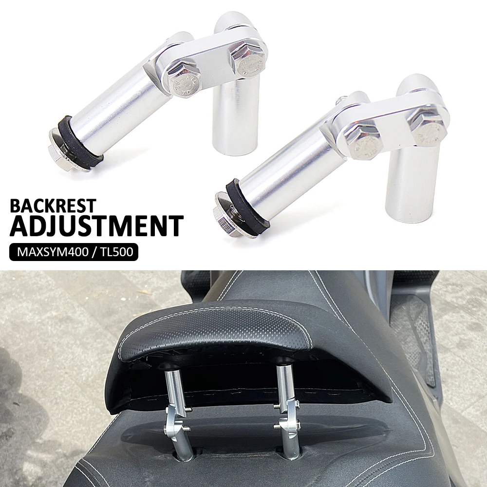 New Driver Backrest Cushion Adjustable Backrest Accessories For SYM MAXSYM 400 TL500 Maxsym 400 TL 500