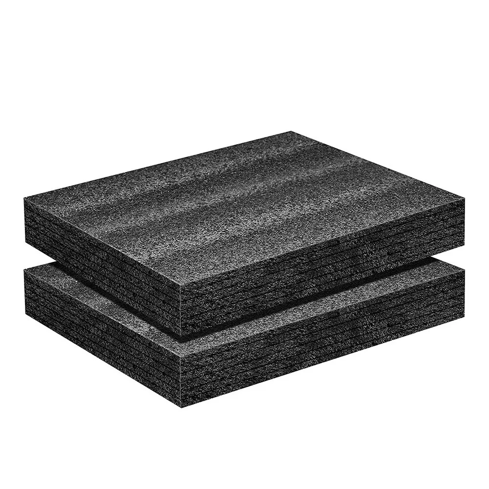 2Pack 16 X 12 X 2 Inch Foam Inserts for Cases for Toolbox Camera Storage J9Z7