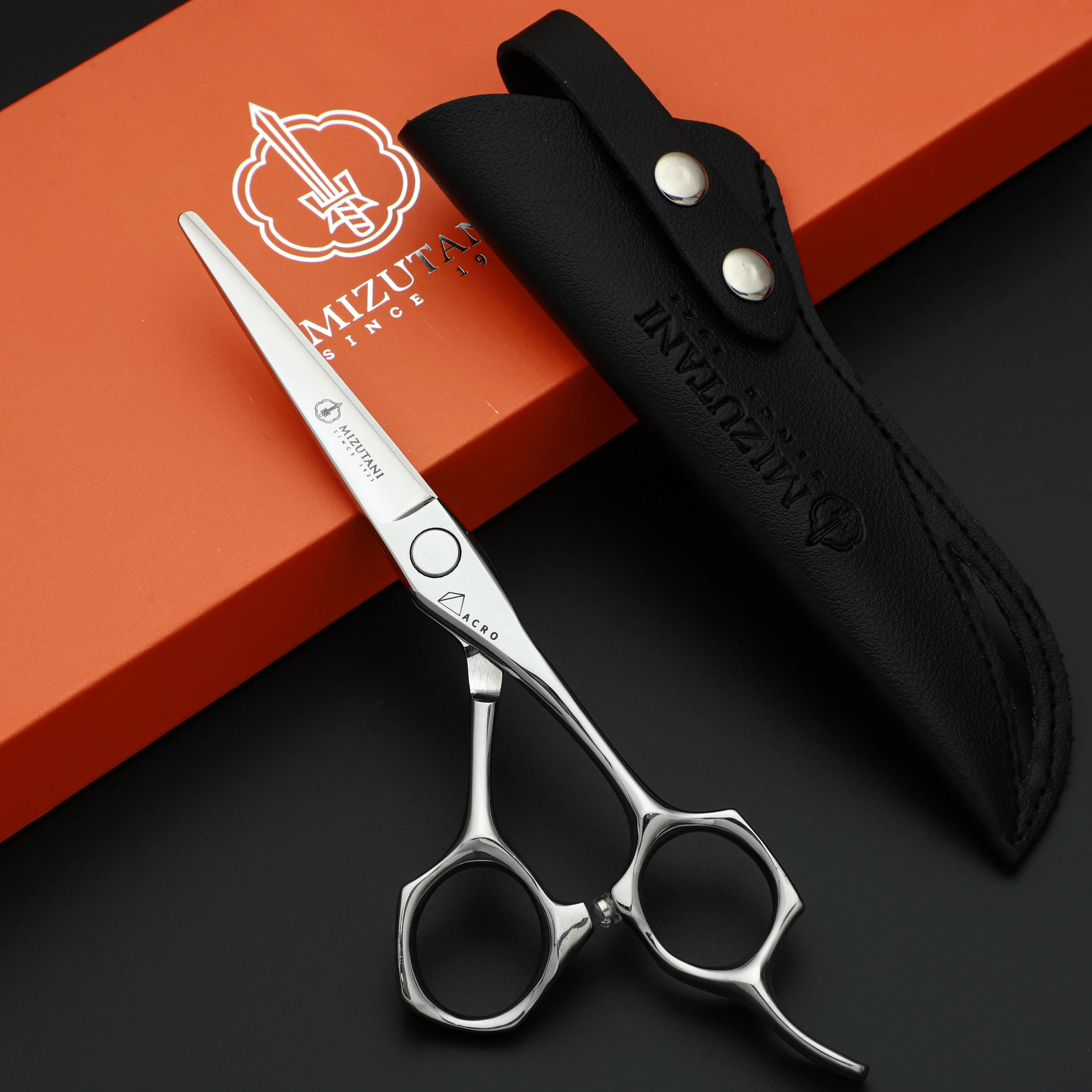 MIZUTANI-Tesoura De Barbeiro, Material VG10, CNC, Clam Blade, Tecnologia, Barbearia, Ferramentas Profissionais de Tesoura de Cabeleireiro, 6.0\