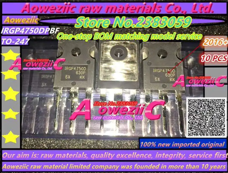 Aoweziic-インポートされたオリジナルのigbtトランジスタ,247 V,70a,650,100%