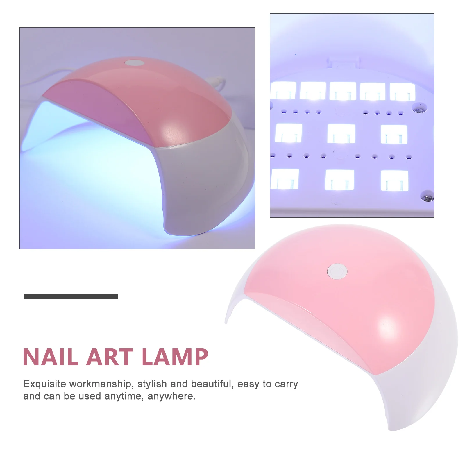 48 W Nail Lamp Dryer Accessories Home Light Polish Gel Quick Drying LED Household