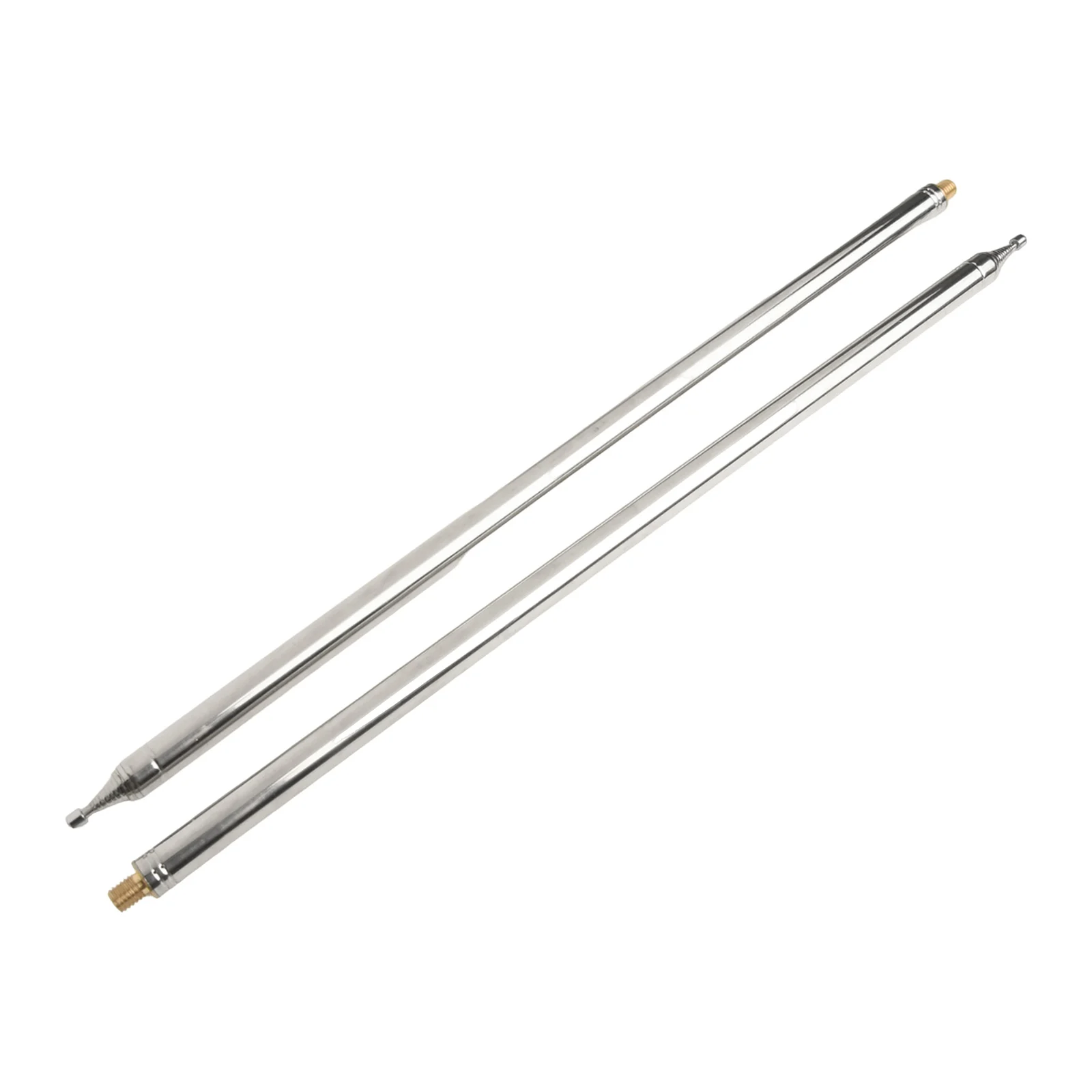 5 6M Telescopic Antenna Pull Rod 2Pcs 201 Stainless Steel for HF Radio for Amateur Radio Users and DIY Projects