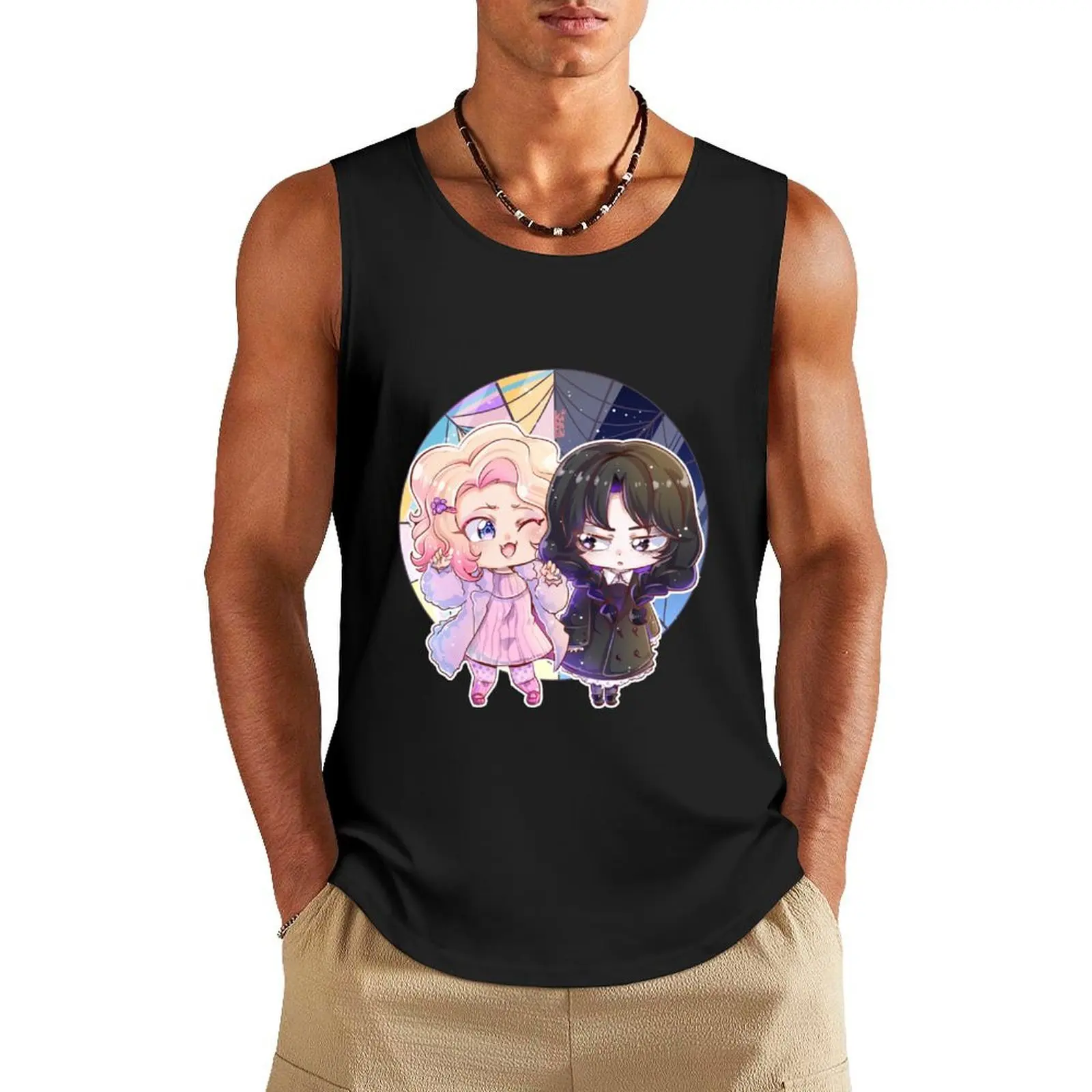 

Besties say GAO! Tank Top sleeveless vest men vest for men bodybuilding t shirt