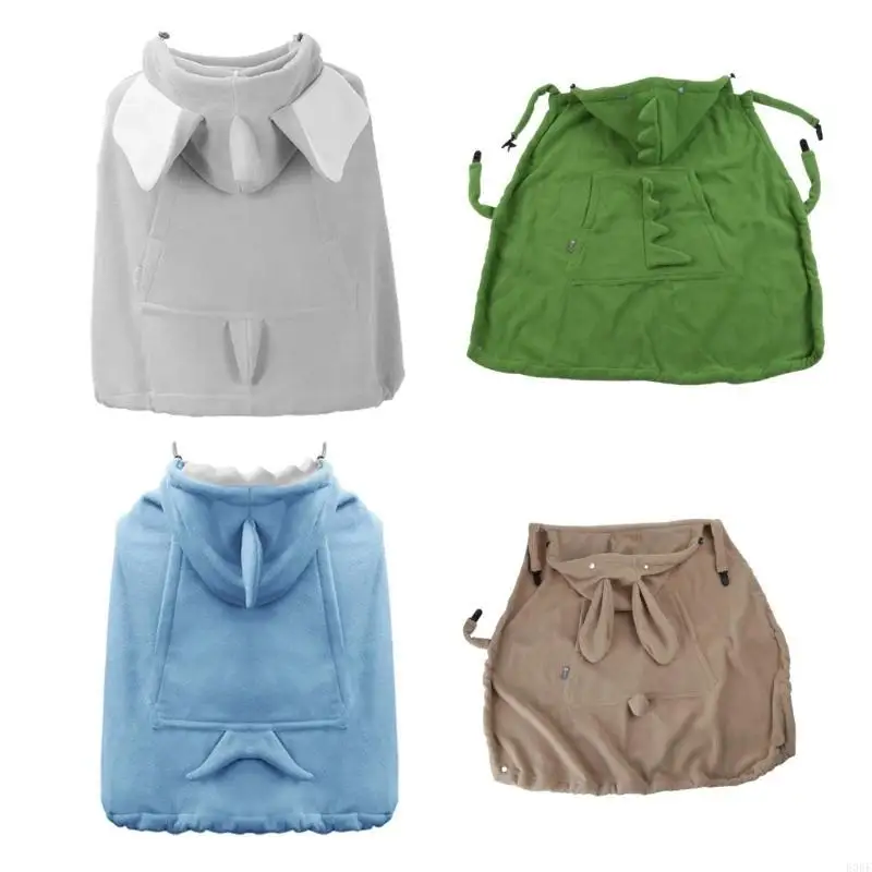 

E06F Cartoon Cloak Windproof Thicken Stroller Cover Baby Newborns Sling Wrap Backpack