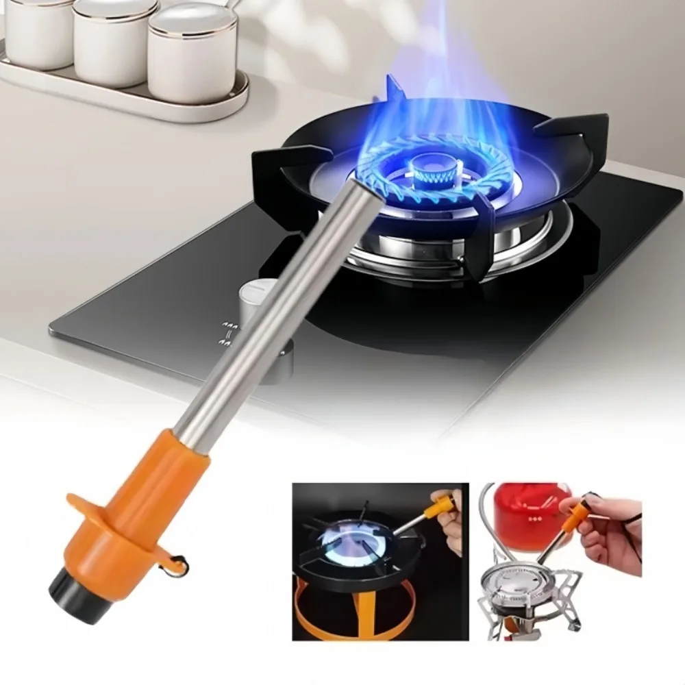 Portable Handheld Mini Stainless Steel Igniter for Kitchen Household Stoves Barbecue Ignition Gun Outdoor Camping Accessories
