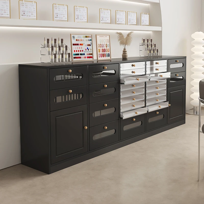 

Nail Art Storage Cabinet Nail Art Cabinet Display Cabinet Drawer Shop Nail Polish Floor Beauty