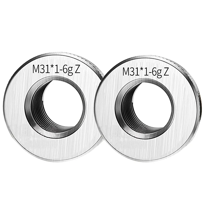 Thread ring gauge M20-M30 GO/NO GO Gage Metric Gauge accuracy Precision external Screw Tool 2pcs Measuring Tool