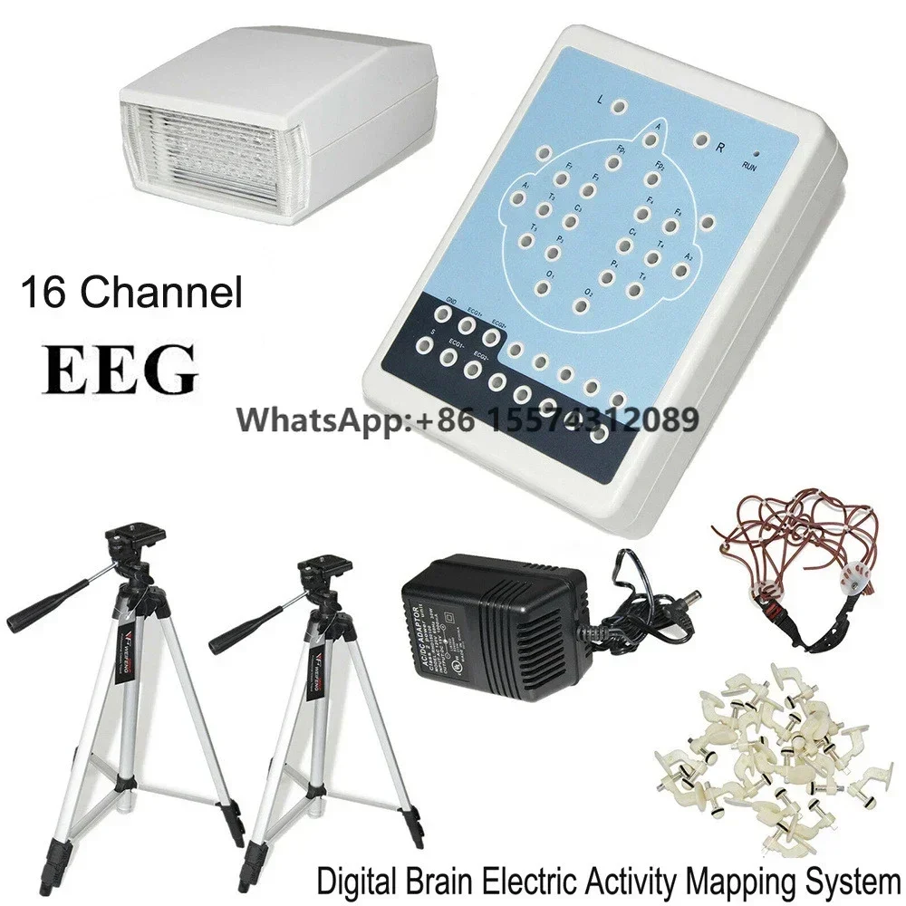 Medical Equipment 16 channel Digital Brain Activity Mapping Electroencephalography Ambulatory EEG Machine Electroencephalogram