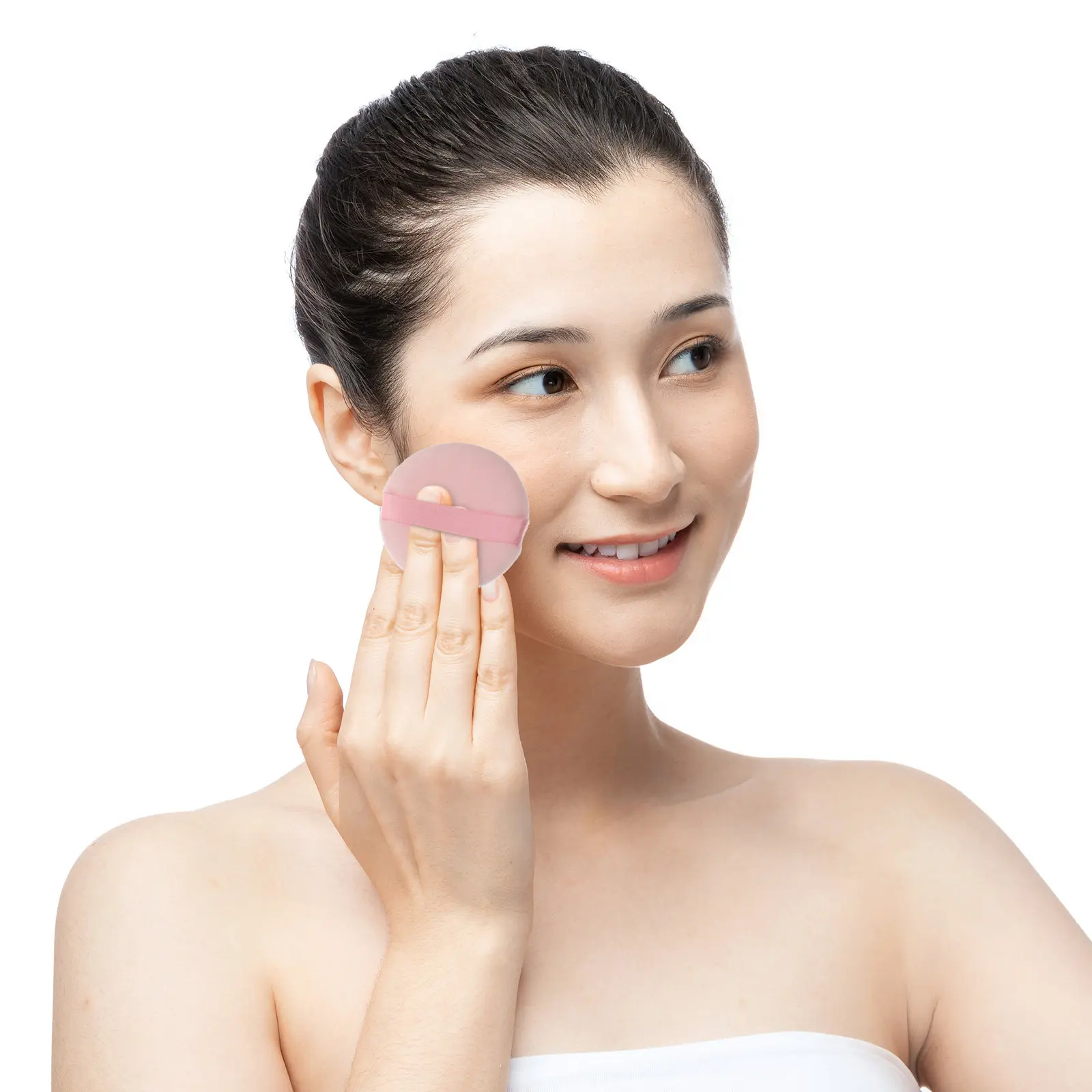 

2 Boxes Beauty Foundation Set Delicate Touch Powder Applicator for Full Coverage Natural Finish Ideal for Cream Blush