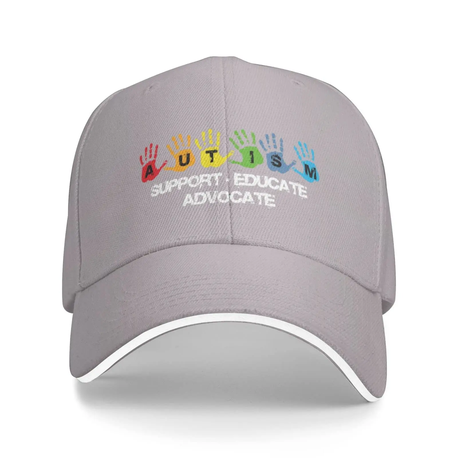 

Autism Awareness Baseball Cap Women Summer Breathable Beach Hats Fits Men Women Adjustable Hat