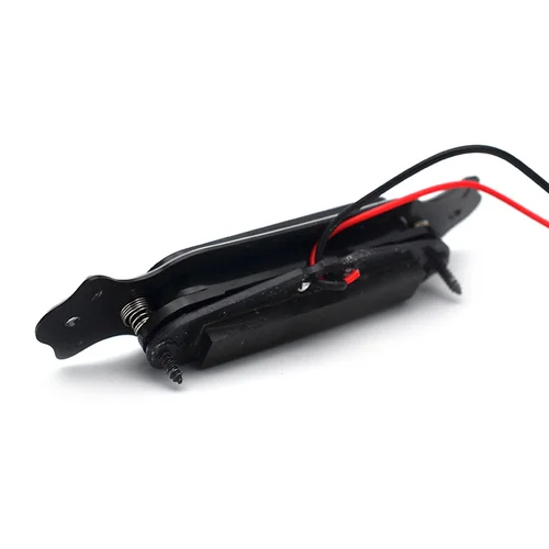 Imagen 2 del producto Pastilla de agujero de sonido de guitarra acústica precableada, juego de perillas de macetas, Jack Soundhole, Blanco, Negro, Rojo, 6 cuerdas