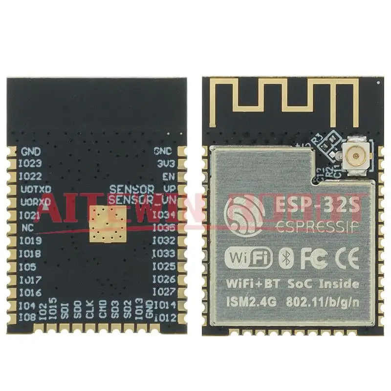 ESP-32S ESP-WROOM-32 ESP-WROOM-32D  ESP32 ESP-32 Bluetooth and WIFI Dual Core CPU with Low Power Consumption MCU ESP-32