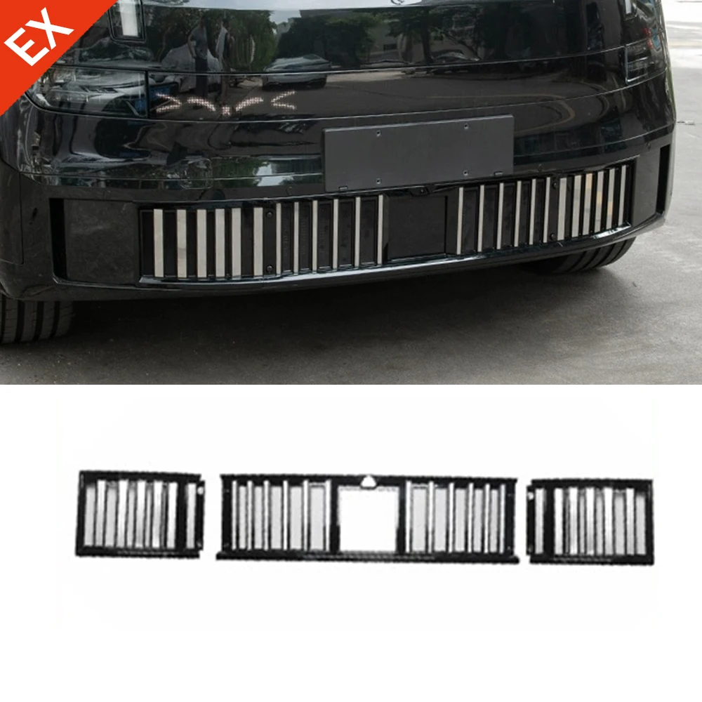 

For GEELY Lynk&Co 900 2025-2026 Accessories Black Car Snap On Insect Screen Grille,Grille,Protective Strip,Water Tank,Dust-Proof
