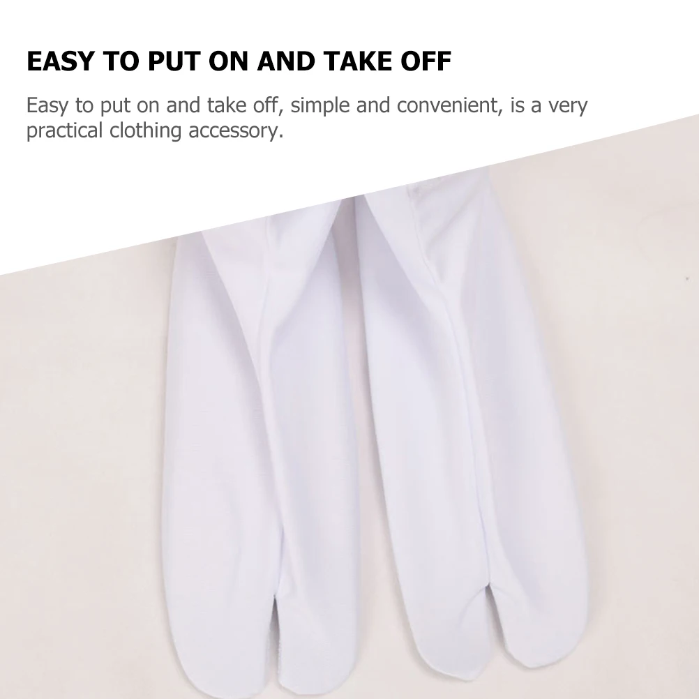 Japanese Tabi Japanese Toe-Splitting Socks 40-41Intl Size Elastic Two-toed Men Women Non-slip Durable Toe-split Socks