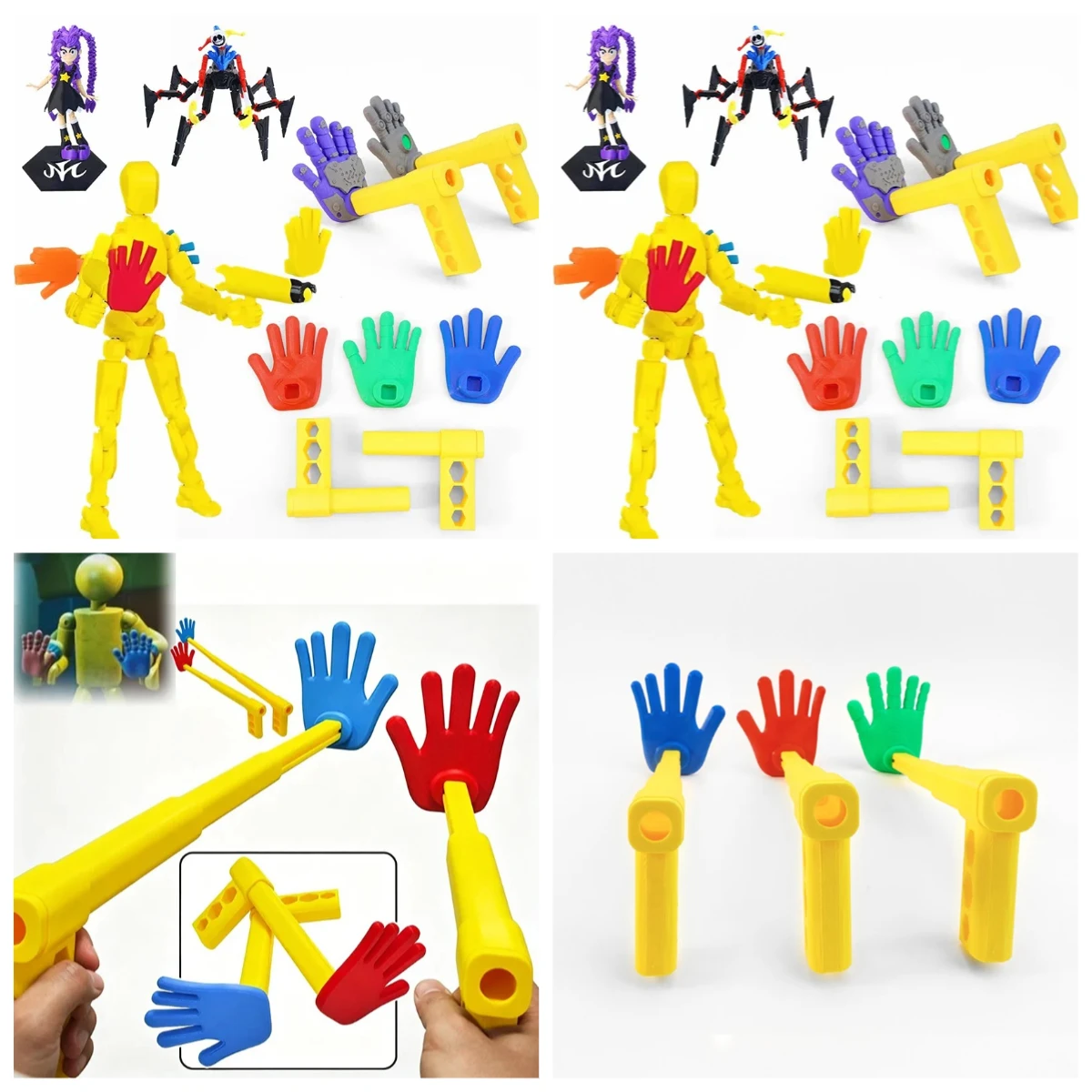 Poppy Playtime Retractable Palm Model Toy Telescoping Hand Prop For Halloween Cosplay Party Decoration Collectible Gift