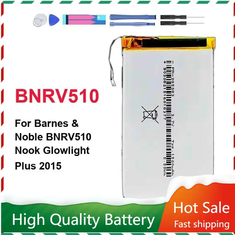 

PR-285083 3.7V 1500mAh Battery for Barnes & Noble BNRV510 Nook Glowlight Plus 2015 Kobo Glo HD H2O 285083 E-book Aura Edition2