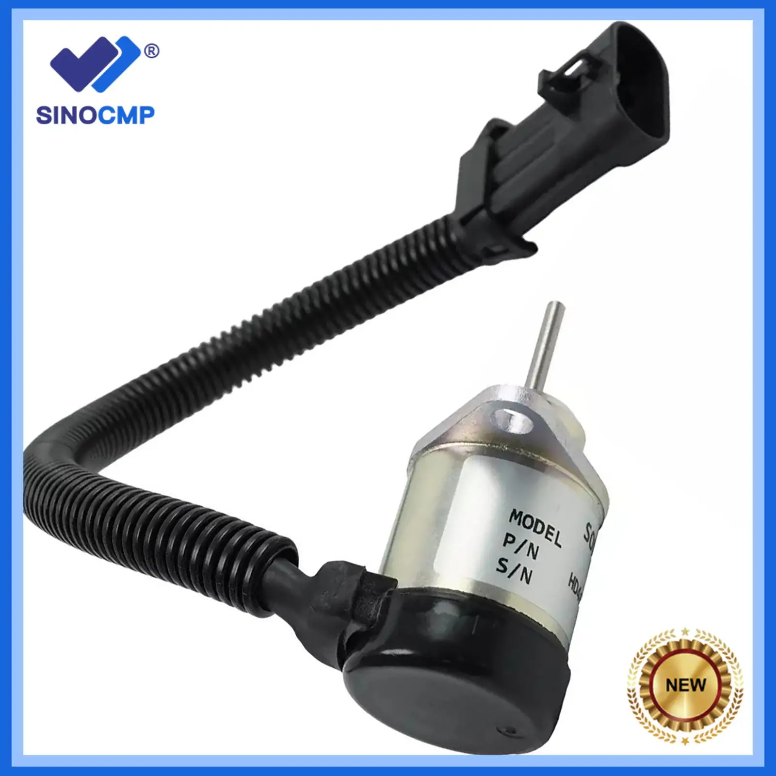 

1pc Fuel Shut Off Solenoid 7000769 For Bobcat Skid Steer Loader S630 S650 T630 T650 Excavator Parts