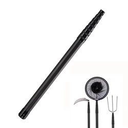 Fish Handle Collapsible Pole Carbon Fiber Telescoping Fishing LandingNet Rod Carp Fishing Tackle Portable Fishing Rod Accessory