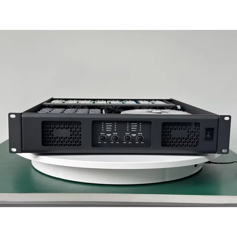 High Power 4-Channel 400W Metal Switched Power Amplifier for Outdoor Concerts