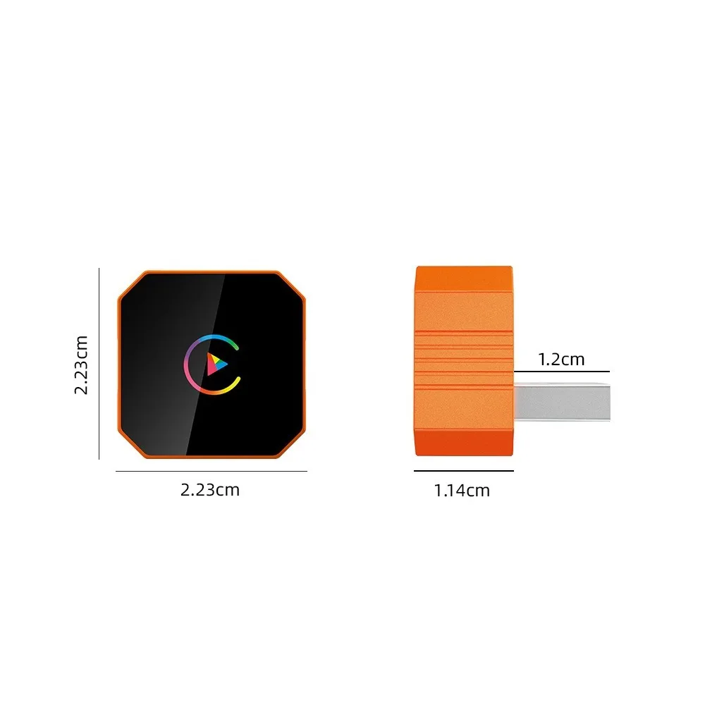 

Plug & Play Wired To Wireless CarPlay Android Auto 2 in 1 Car Smart Connection Converter