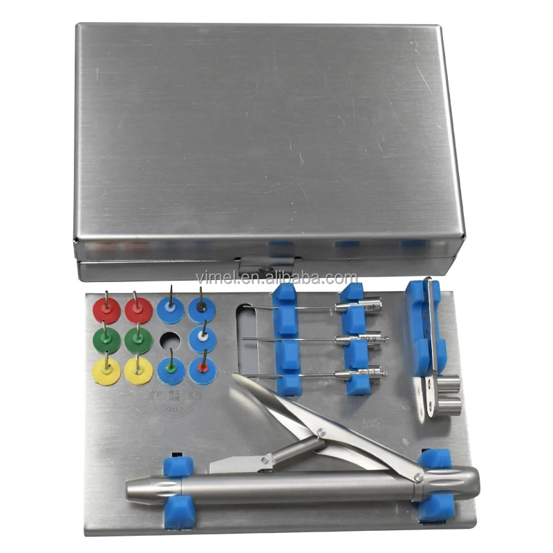 New In Root Canal File Extrator Stainless Steel Dental Tool Box Dental Equipment
