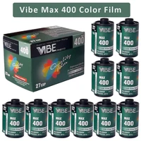 1 rollo/5 rollos/6 rollos/10 rollos VIBE Max 400 película de Color ISO 400 135 película negativa 27EXP/rollo para cámara de película VIBE 501F y cámara 135