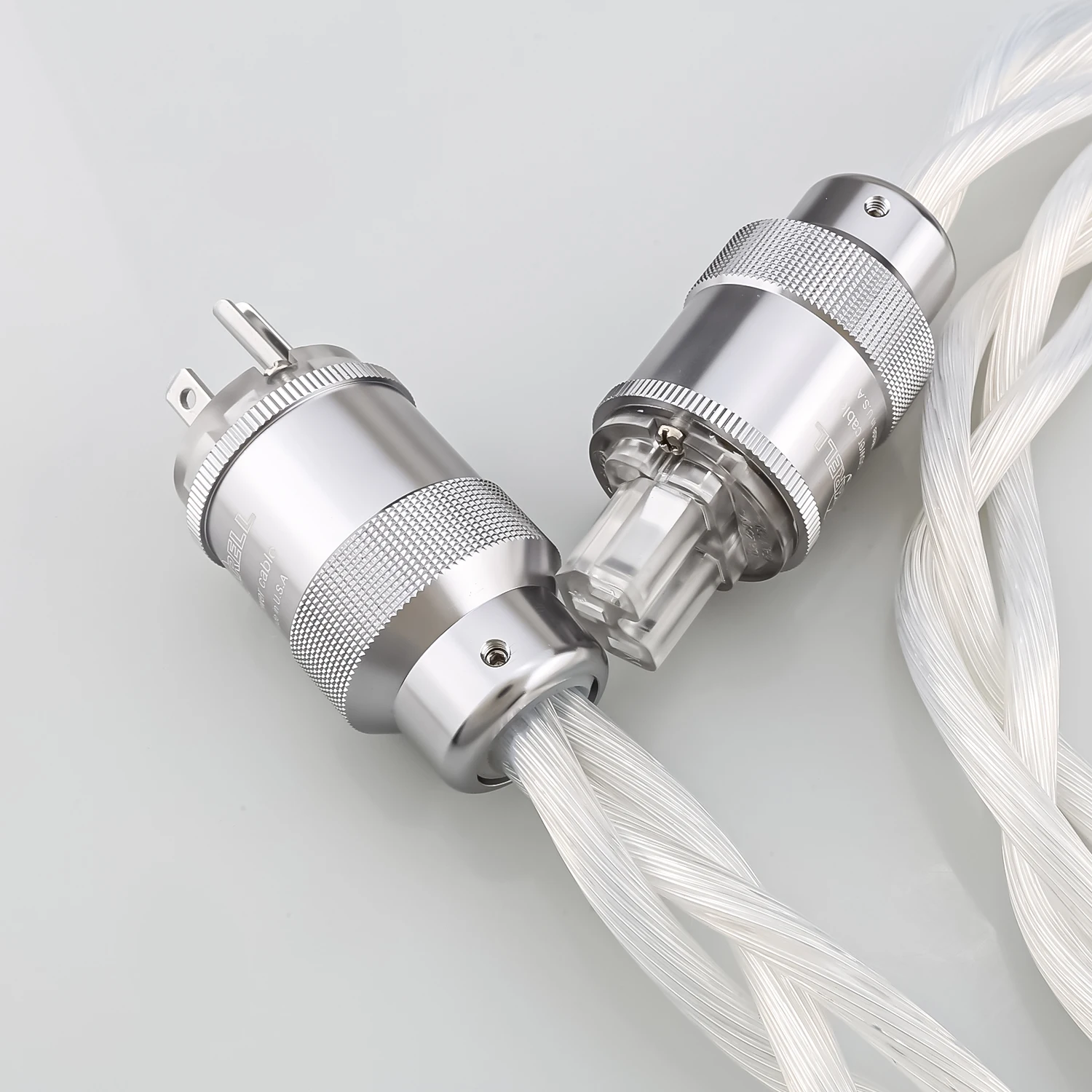 5N OCC single crystal US & EU AC Audiophile audio amplifier DAC filter HIFI silver Power cable PREFFAIR rhodium plating plug