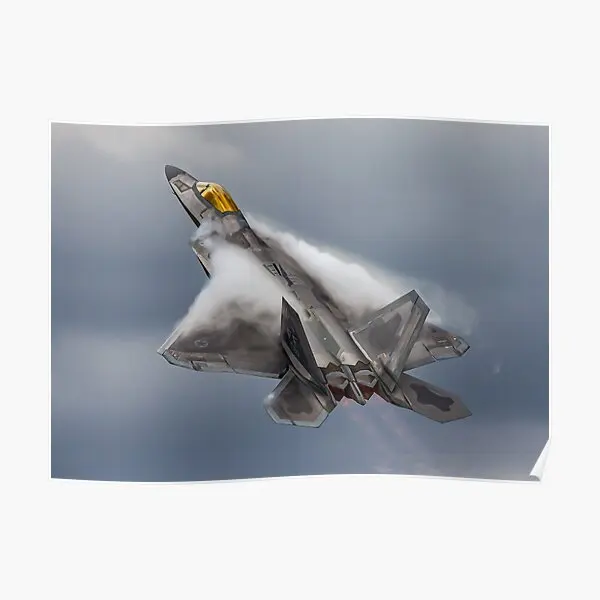 F 22 Raptor Clouds  Poster Room Painting Decor Decoration Print Mural Modern Picture Funny Art Home Vintage Wall No Frame