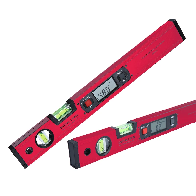 High precision electronic digital display belt with strong magnetic angle aluminum alloy level with