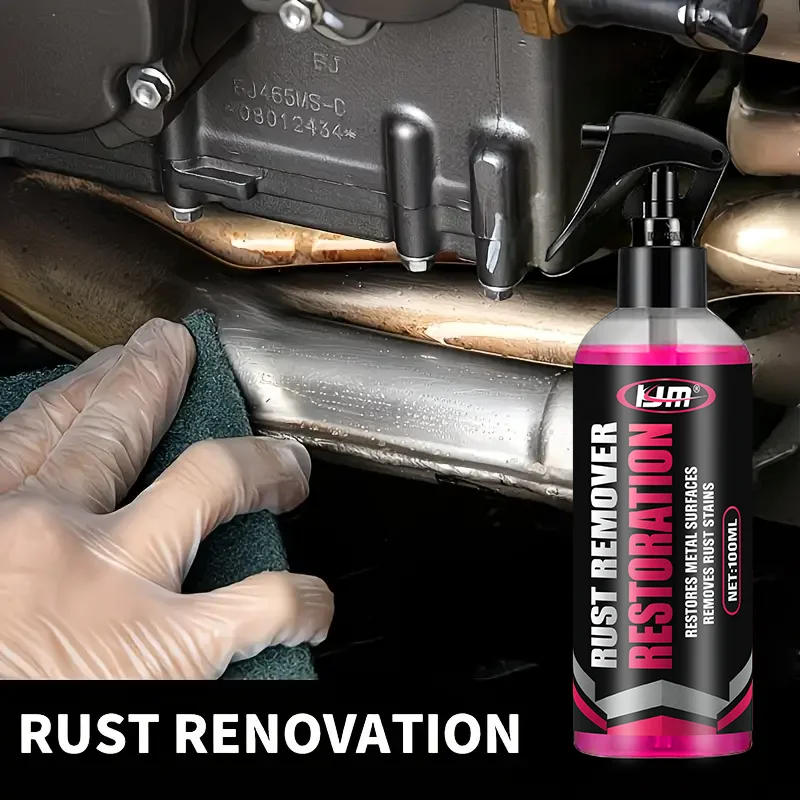 KJM Car Rust Remover Disc Brake Care Agent Metal Surface Rust Cleaner For Brake Pads Iron Parts Protective Maintenance