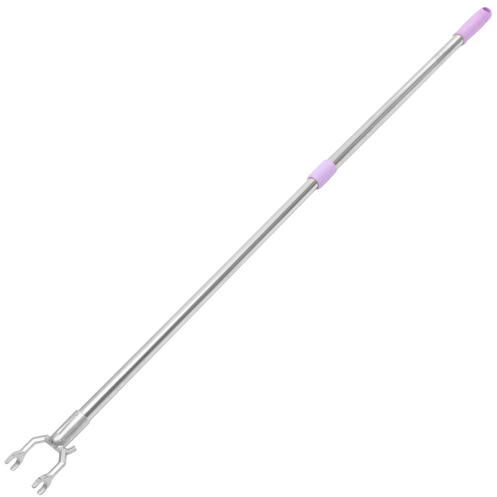 

Clothes Stainless Steel Aluminum Extendable Laundry Stick for Clothes Fork Pole Closet Ceiling Hanging
