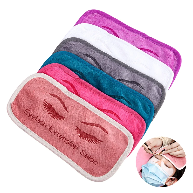 Eyelash Extension Forehead Sticker Pad Soft Professional Grafted Eyelashes Tray Stand Pallet Lash Tray Holder Beauty Salon Tool