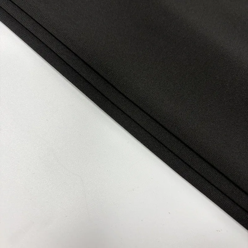 Patchwork Gerafftes Bandkleid für Damen Sexy Rollkragen Elegantes Hochgeschnittenes Abendkleid mit Langen Ärmeln – Detail 24