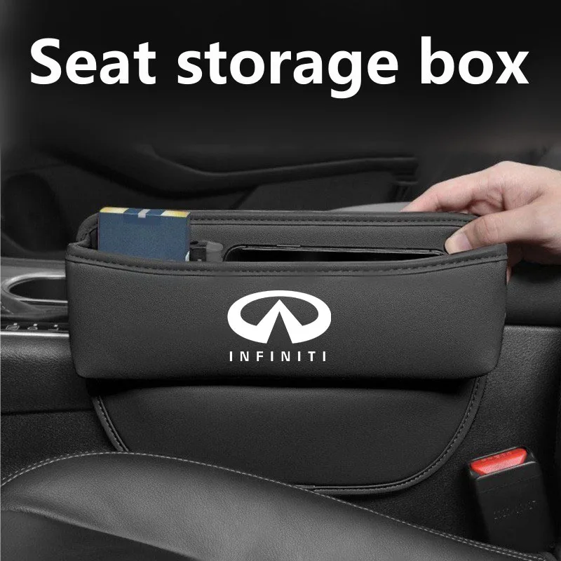 

Multifunction Car Seat Gap Organizer Seat Crevice Slot Storage Box for Infiniti Q50 FX35 Q30 G37 Q70 QX70 G35 Q60 QX50