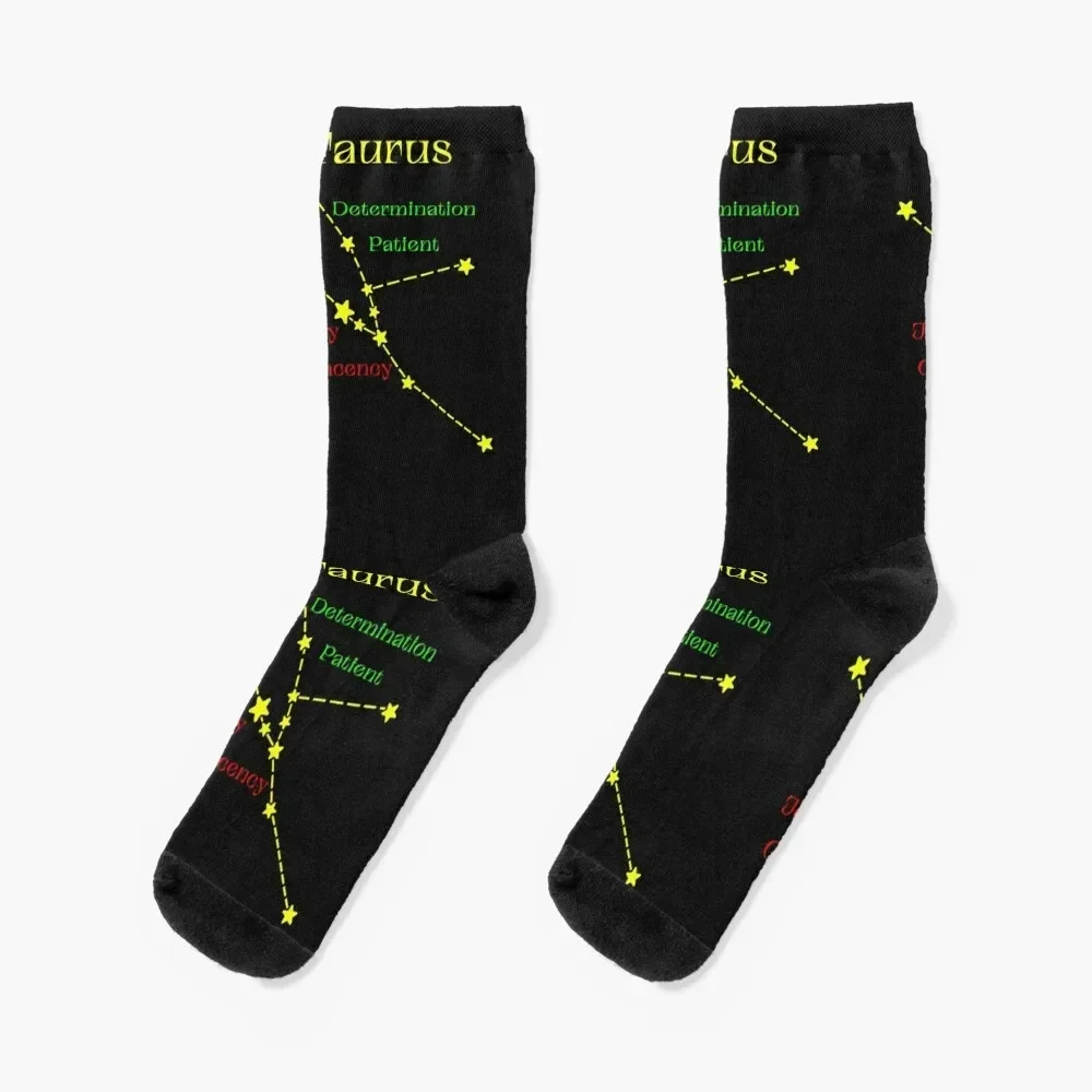 Taurus zodiak sign Socks snow Climbing colored Women's Socks Men's