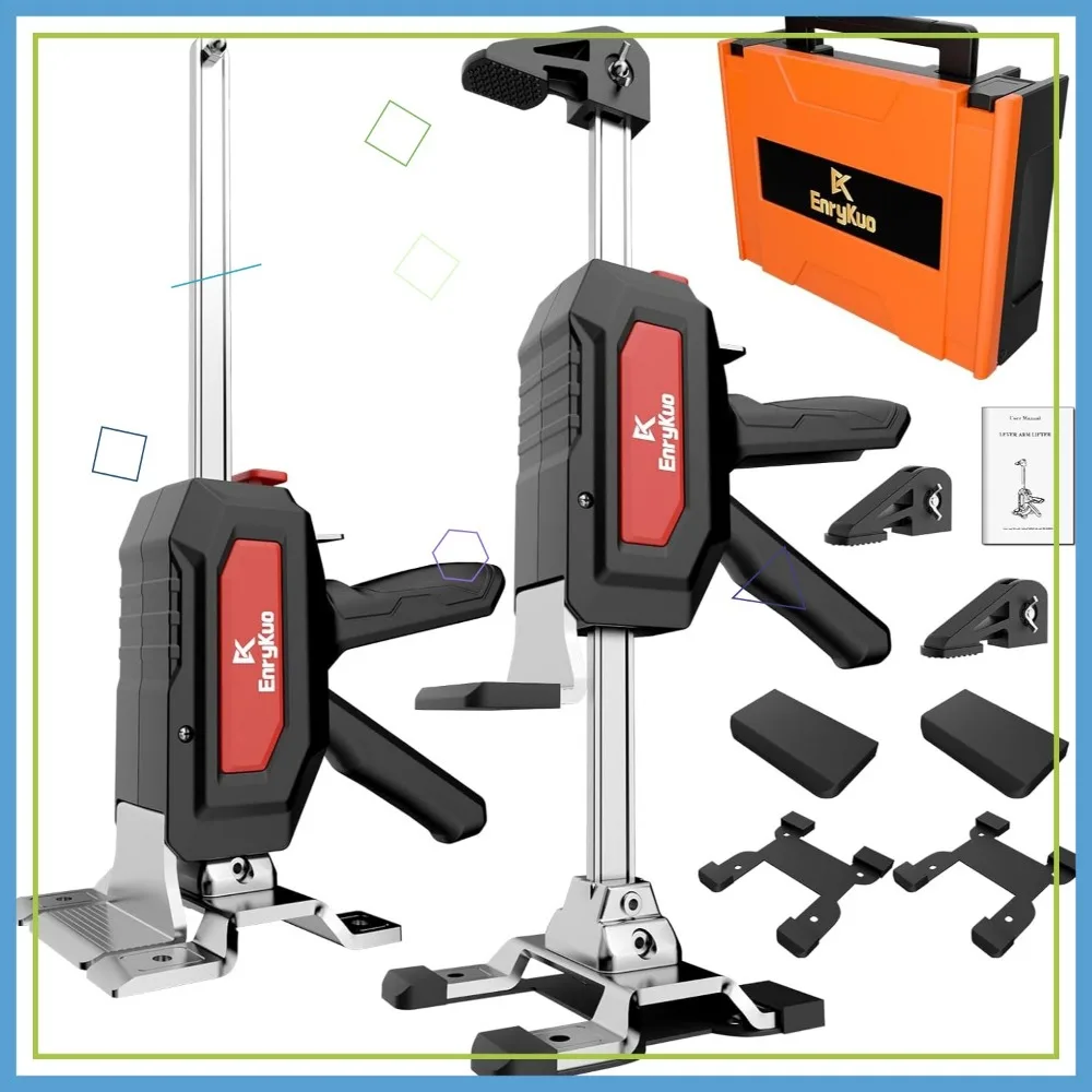 

Stainless Steel Furniture Lifts, Dual-Speed Descent Arm Jack for Easy Cabinet & Flooring Installation