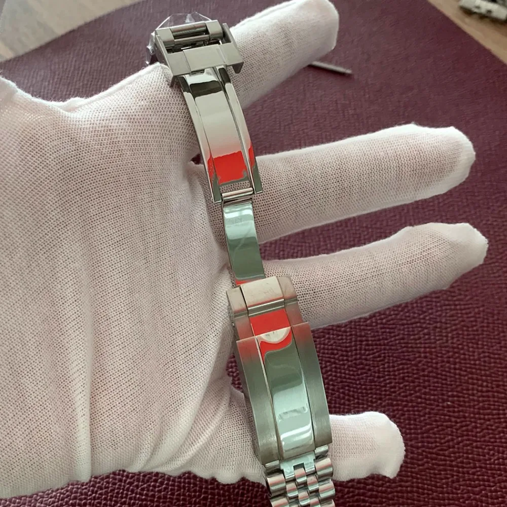 Ремешок для часов из нержавеющей стали, металлический браслет для мужских часов, аксессуары для винтажного фотографического часов, с пряжкой, 20 мм