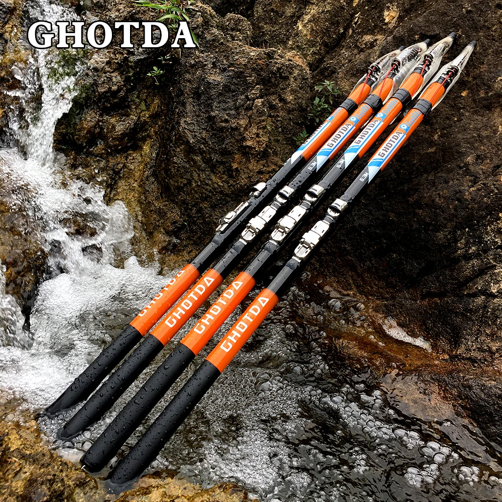 

Rock Lure Fishing Rod High Carbon Rock Rod 2.7M/3.6M/4.5M/5.4M/6.3M Sea Rod Spinning Rod Telescopic Rock Fishing Rod Ultralight