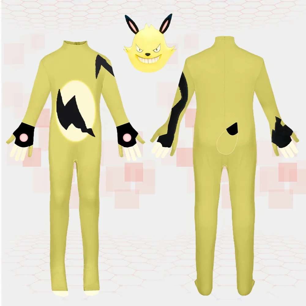 Palworld Cosplay Kostüm Kawaii Grizzbolt Spiel Anime Figur Bodysuit Karneval Party Bühne Performance Kostüm für Kinder Erwachsene