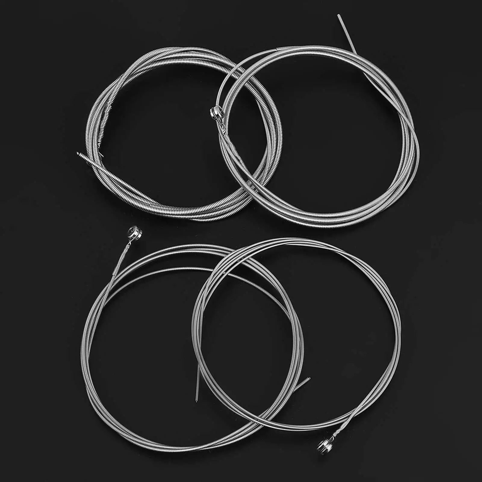 4-String Electric Bass Strings Set - 1mm, 1.4mm, 2mm, 2.5mm, Anti-Rust Smooth Finish, Instrument Accessory