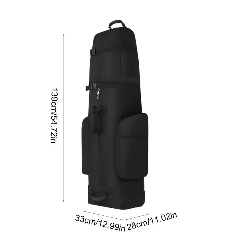 

Large capacity golf travel bag with wheels, putter, suitable for travel, club flight bag, can hold balls