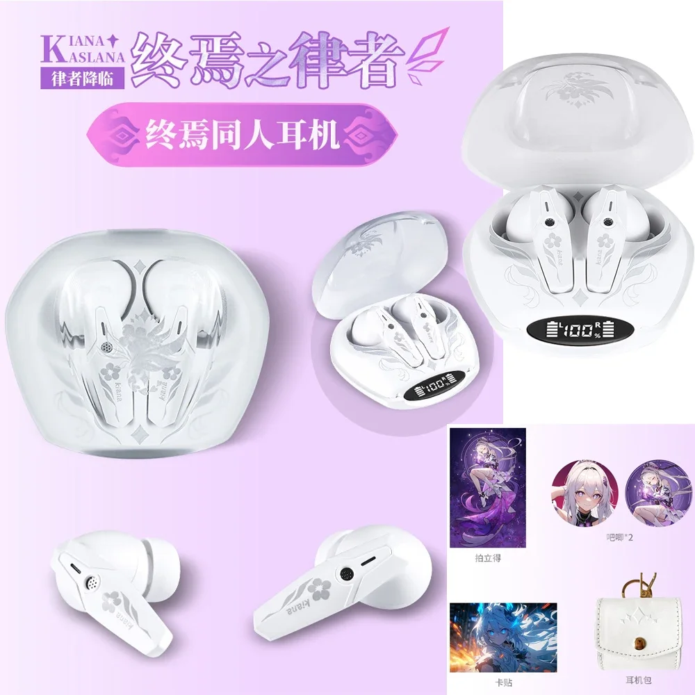 

Anime Frieren at the Funeral Cosplay Wireless Earbuds Frieren Cos Noise Reduction Bluetooth Earphones 5.3 HD For Android Gifts