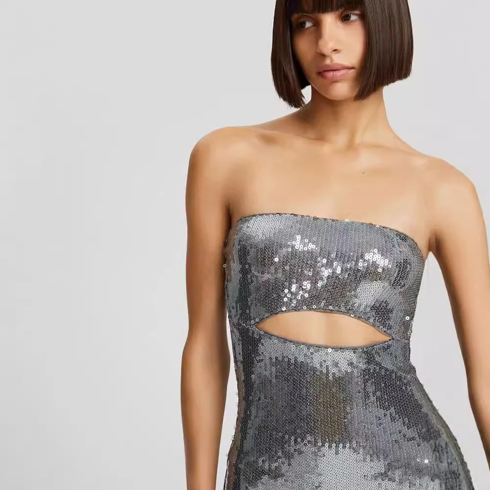 Iny Sequin Tube Top… - image